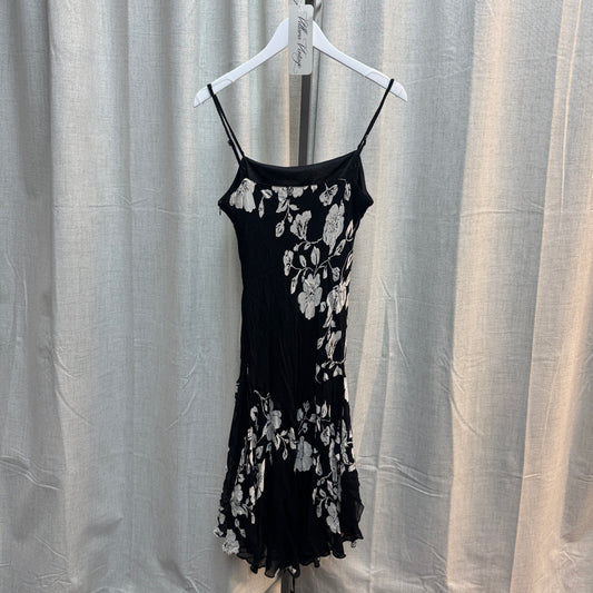 Black and White Floral Maxi Dress