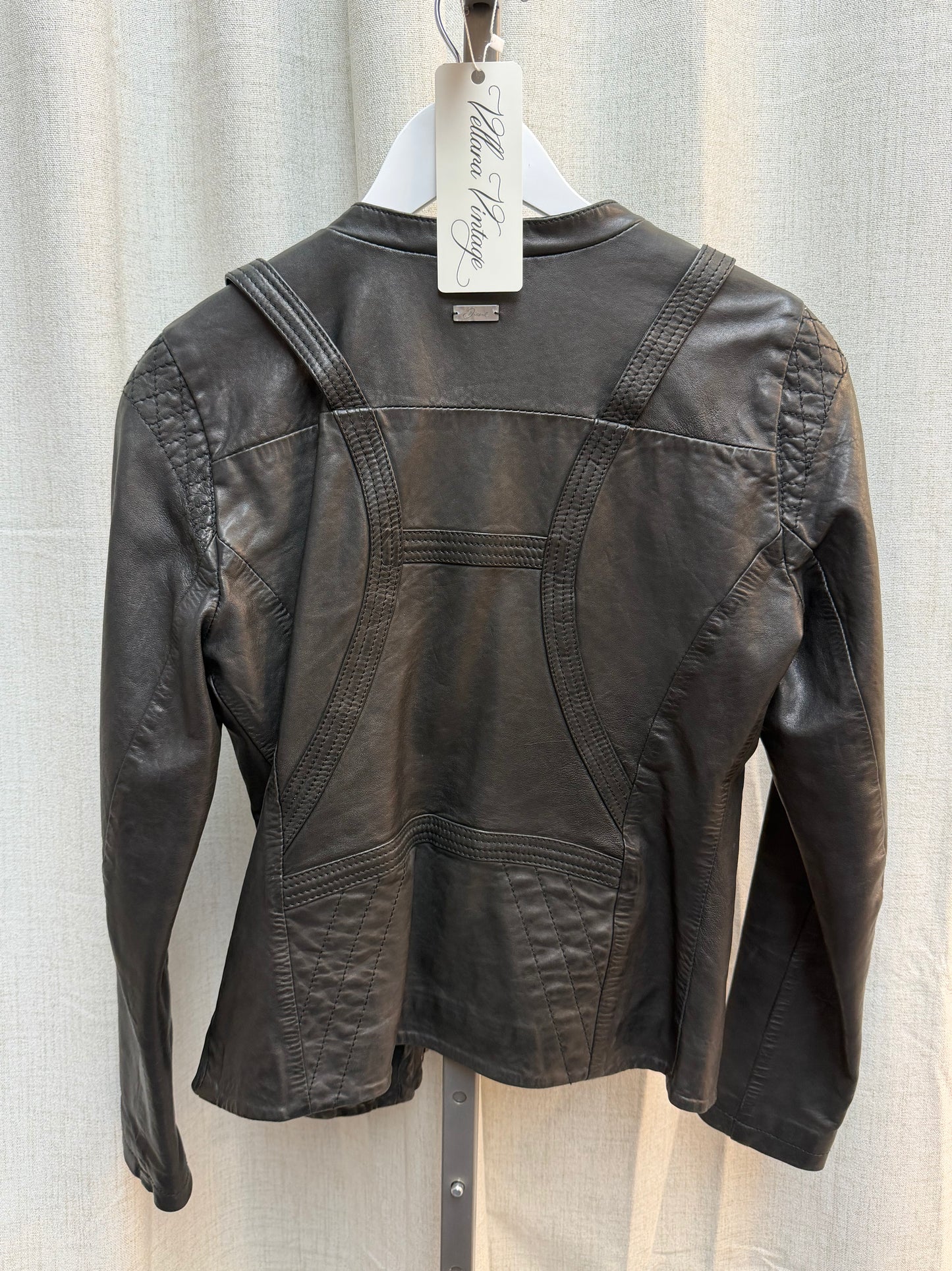 Diesel Black Leather Jacket