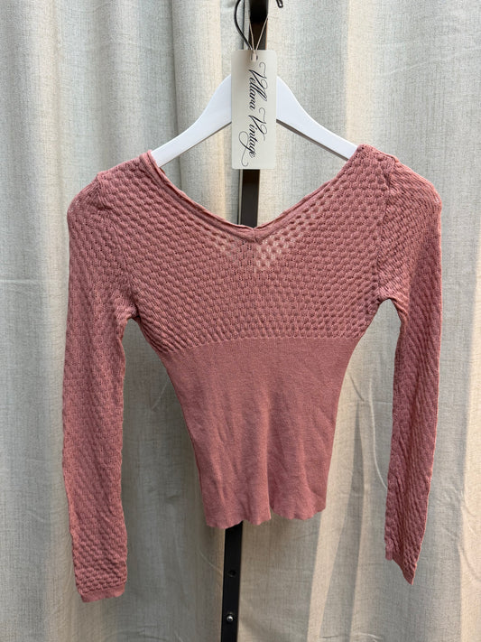 D&G Pink Knit Long Sleeve