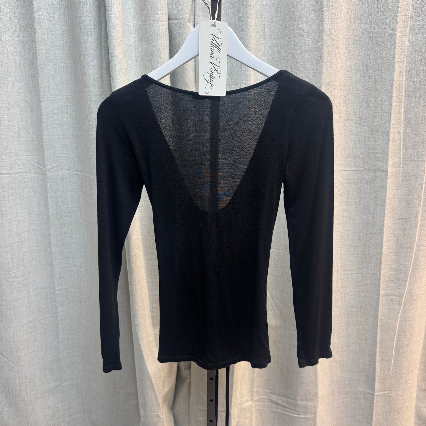 Morgan De Toi Lace-Up Black Long Sleeve