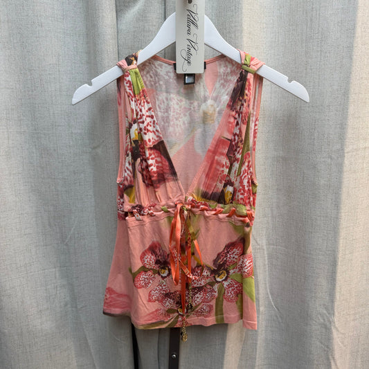 Roberto Cavalli Pink Orchid Top S/S 2004