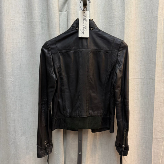 Blanco Black Genuine Leather Jacket