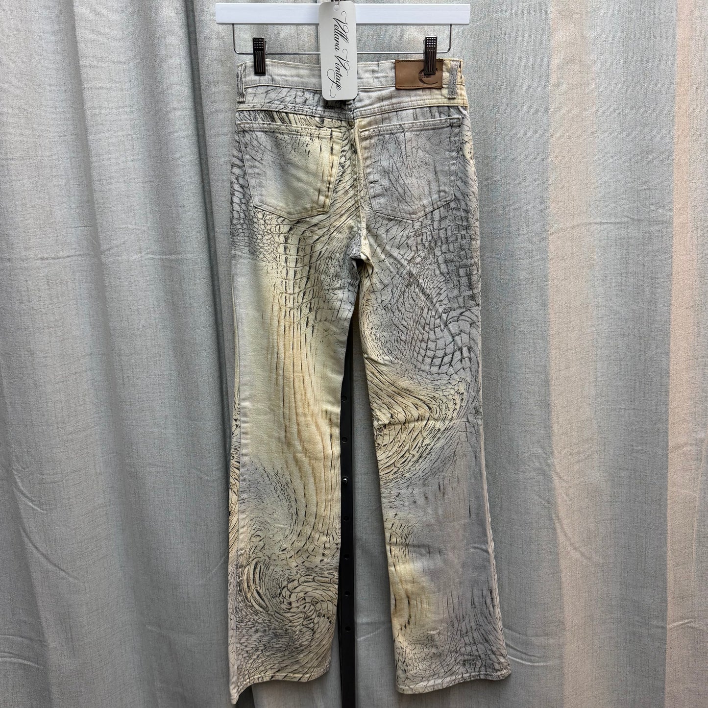 Just Cavalli Reptile Print Jeans