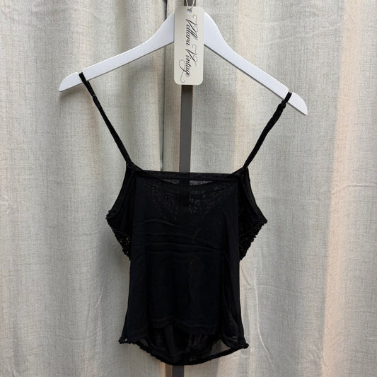 Black Beaded Heart Cami