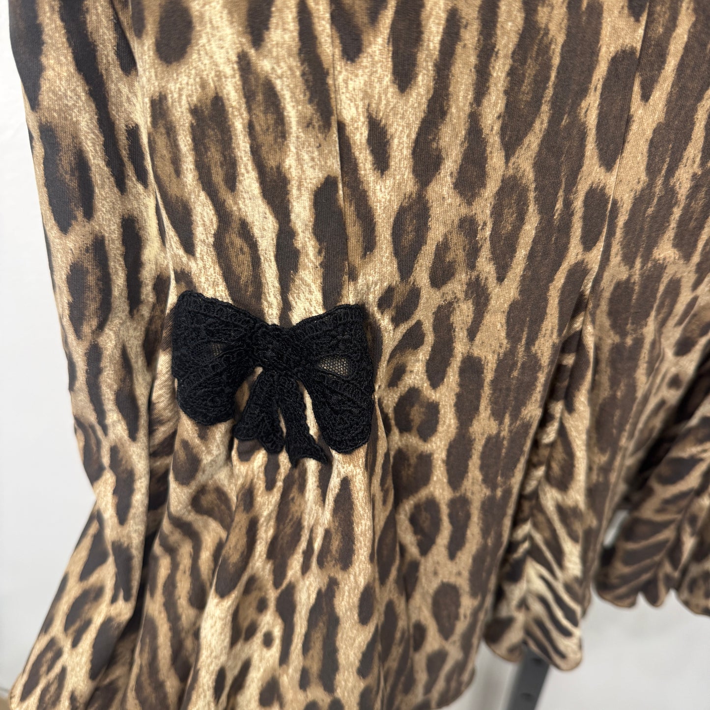 Blumarine Cheetah Midi Skirt