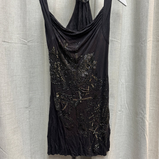 All Saints Beaded Cowl Neck Dress