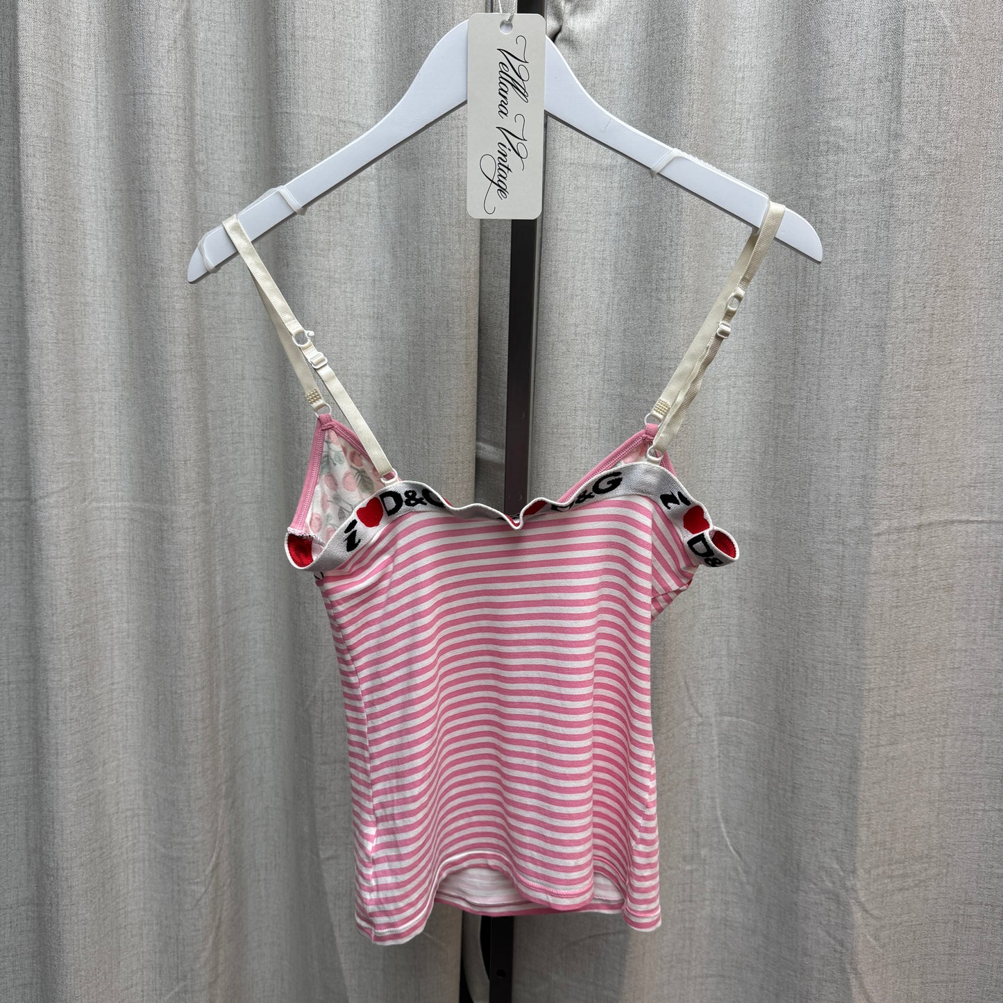 D&G Cherry Striped Tank Top
