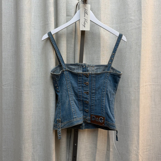 D&G Denim Corset Top