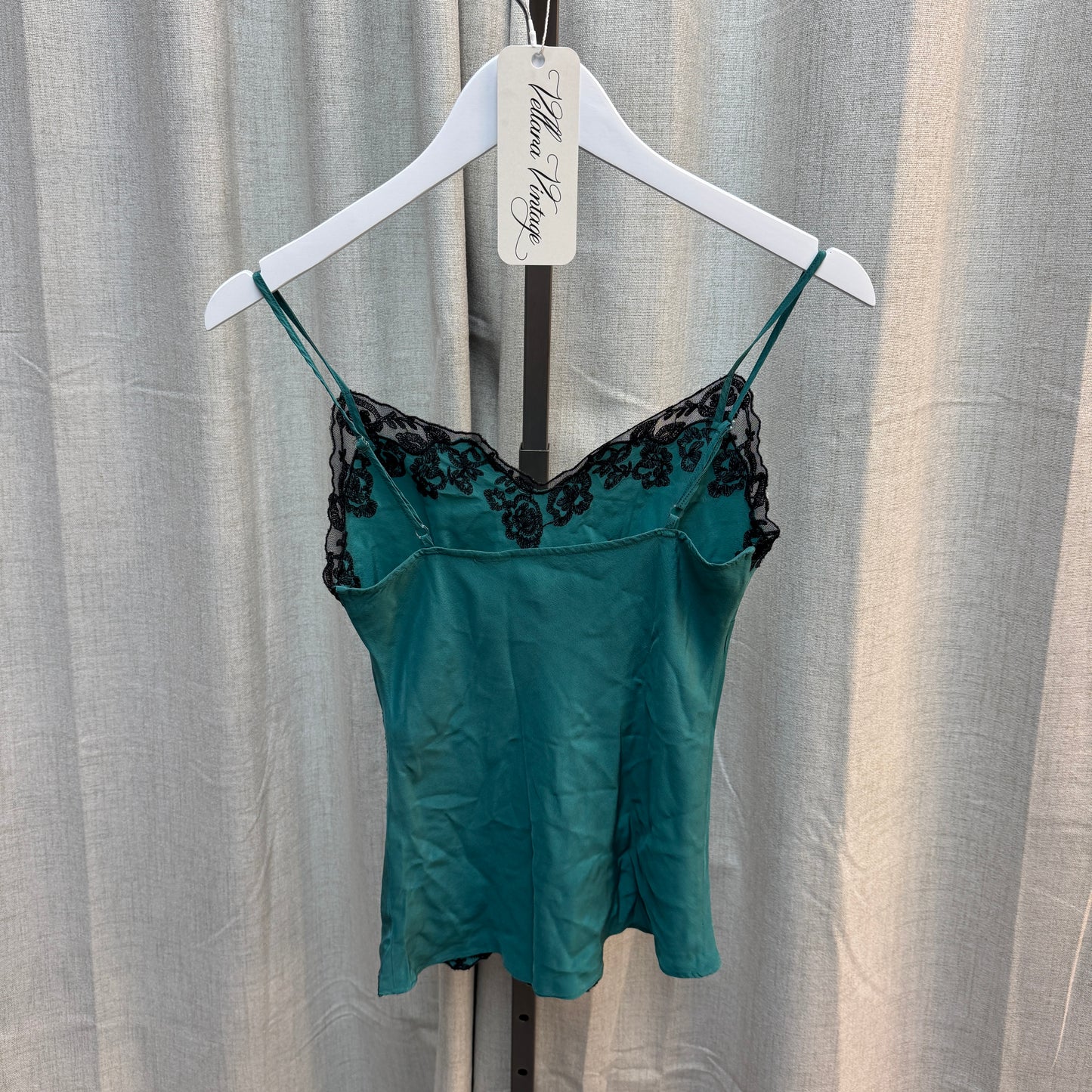 Turquoise Lace Cami Tank Top