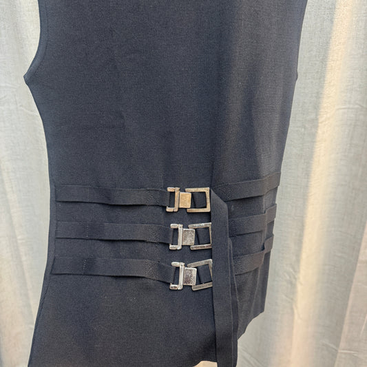 Pedro del Hierro Buckle Sleeveless Turtleneck Top
