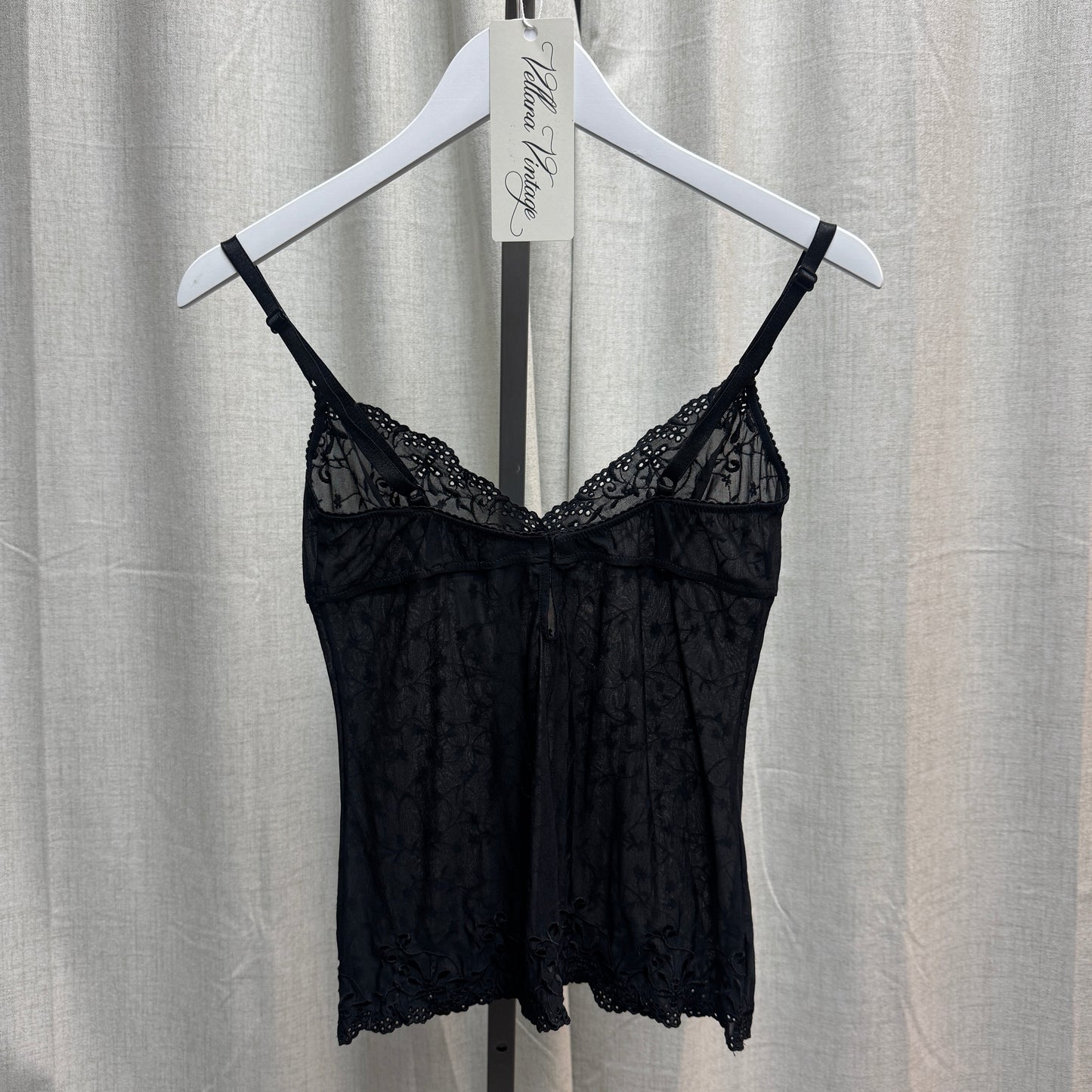 D&G Black Sheer Charm Tank Top