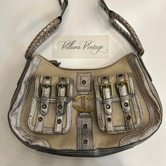 Just Cavalli Pocket Shoulder Bag