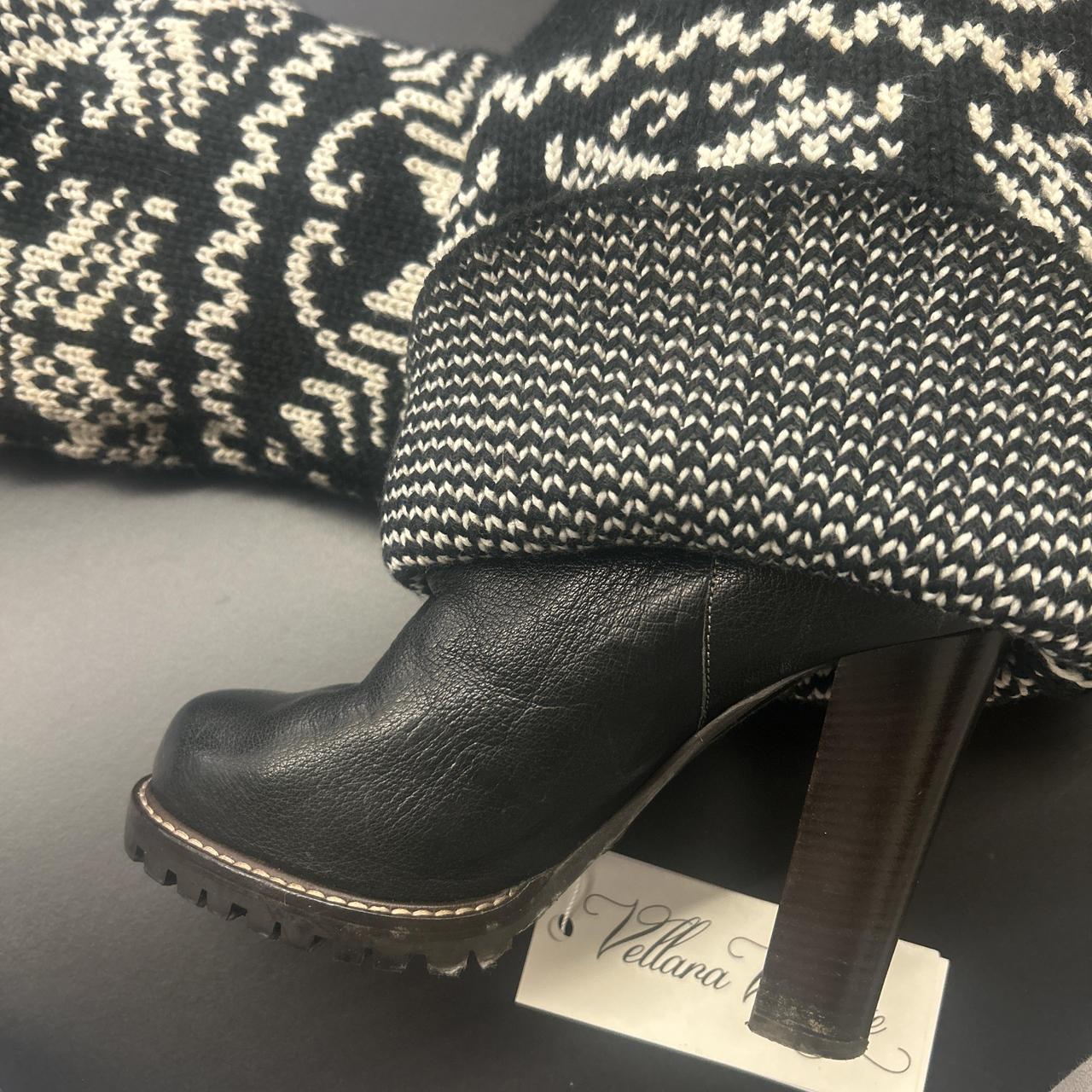 Dolce & Gabbana Knit Leg Warmer Boots F/W 2010