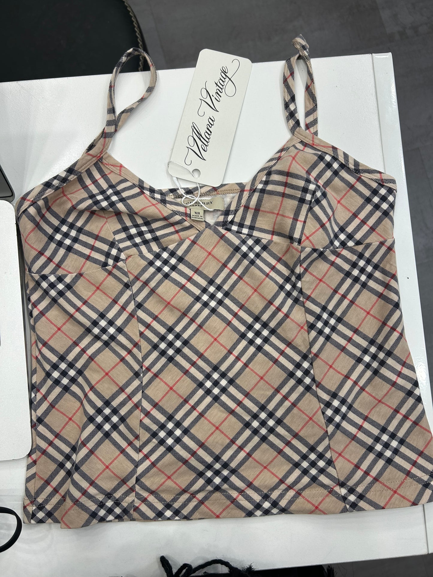 Burberry Plaid Camisole