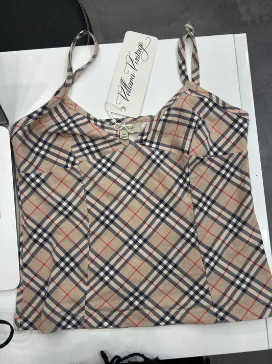 Burberry Plaid Camisole
