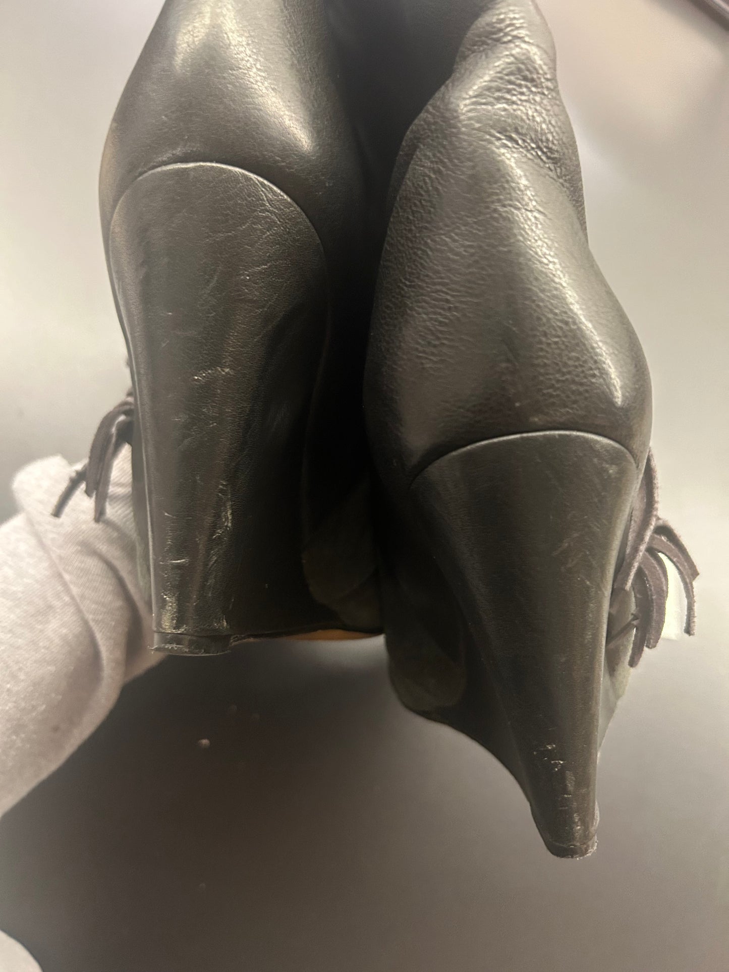 Isabel Marant Fringe Wedge Boots