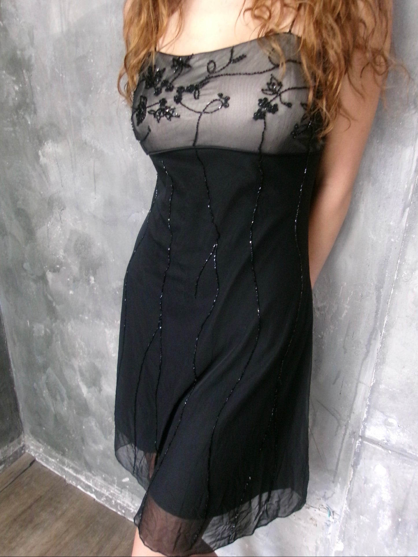 Beaded Mini Dress
