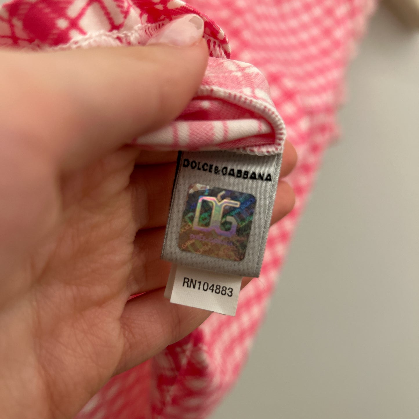 D&G Gingham Cami