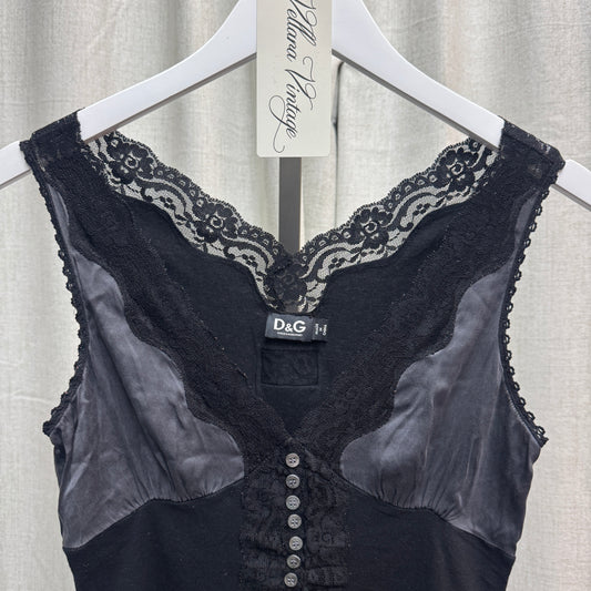 D&G Button Tank top
