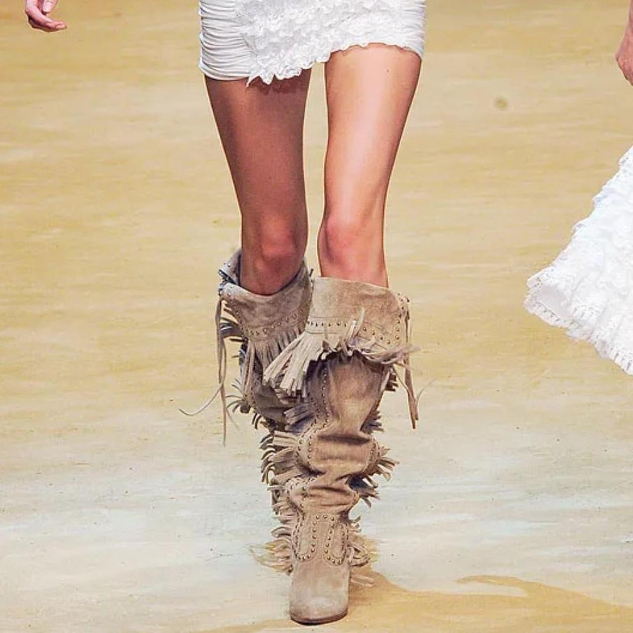 D&G S/S 2010 Fringe Boots