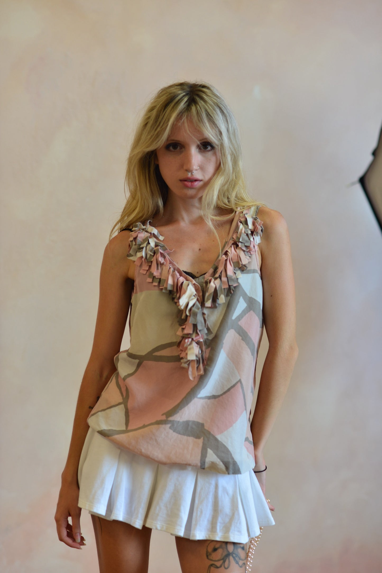 Silk Fringe Top