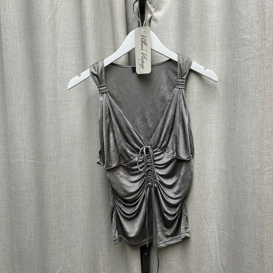 Morgan Grey Ruched Tank Top