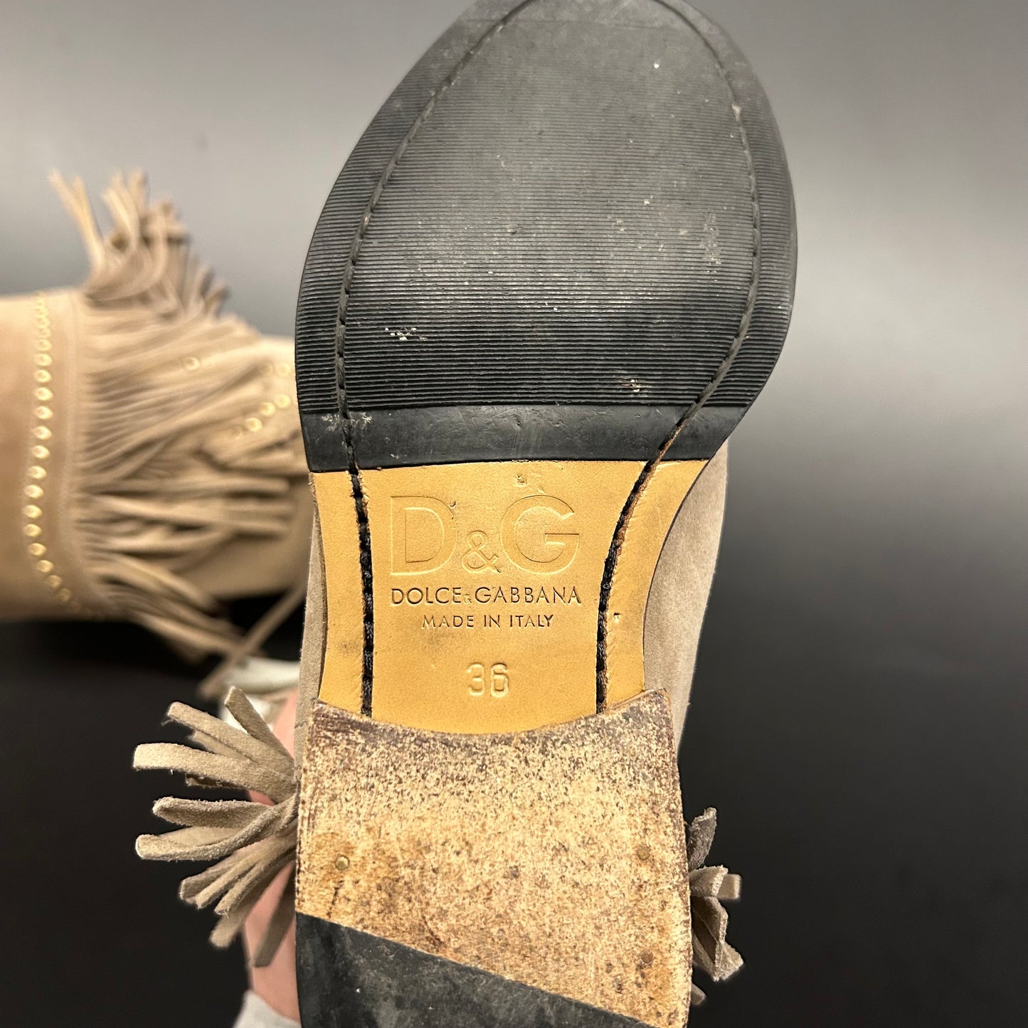 D&G S/S 2010 Fringe Boots