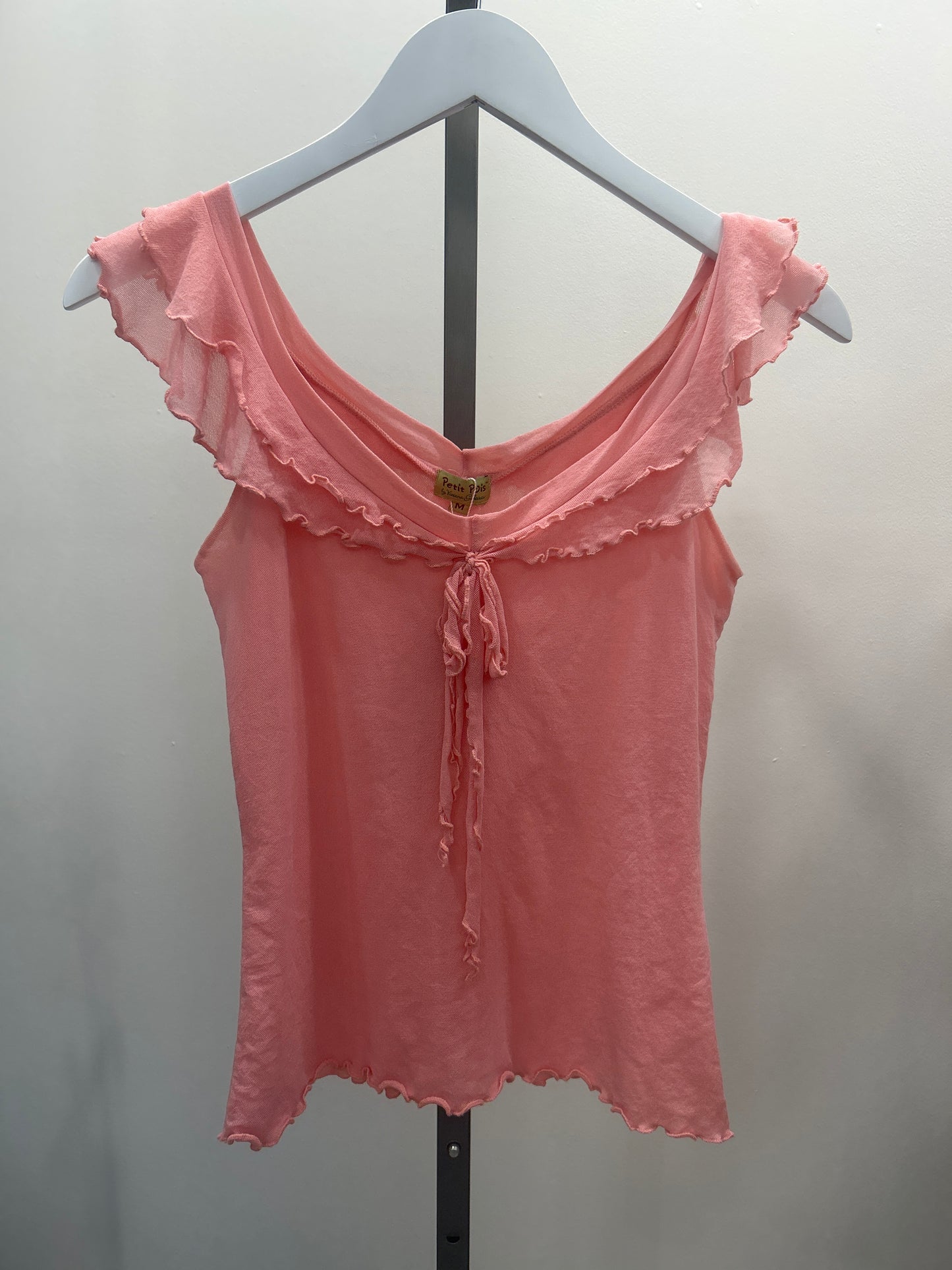 Pink Micromesh Top