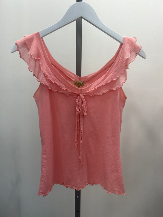 Pink Micromesh Top