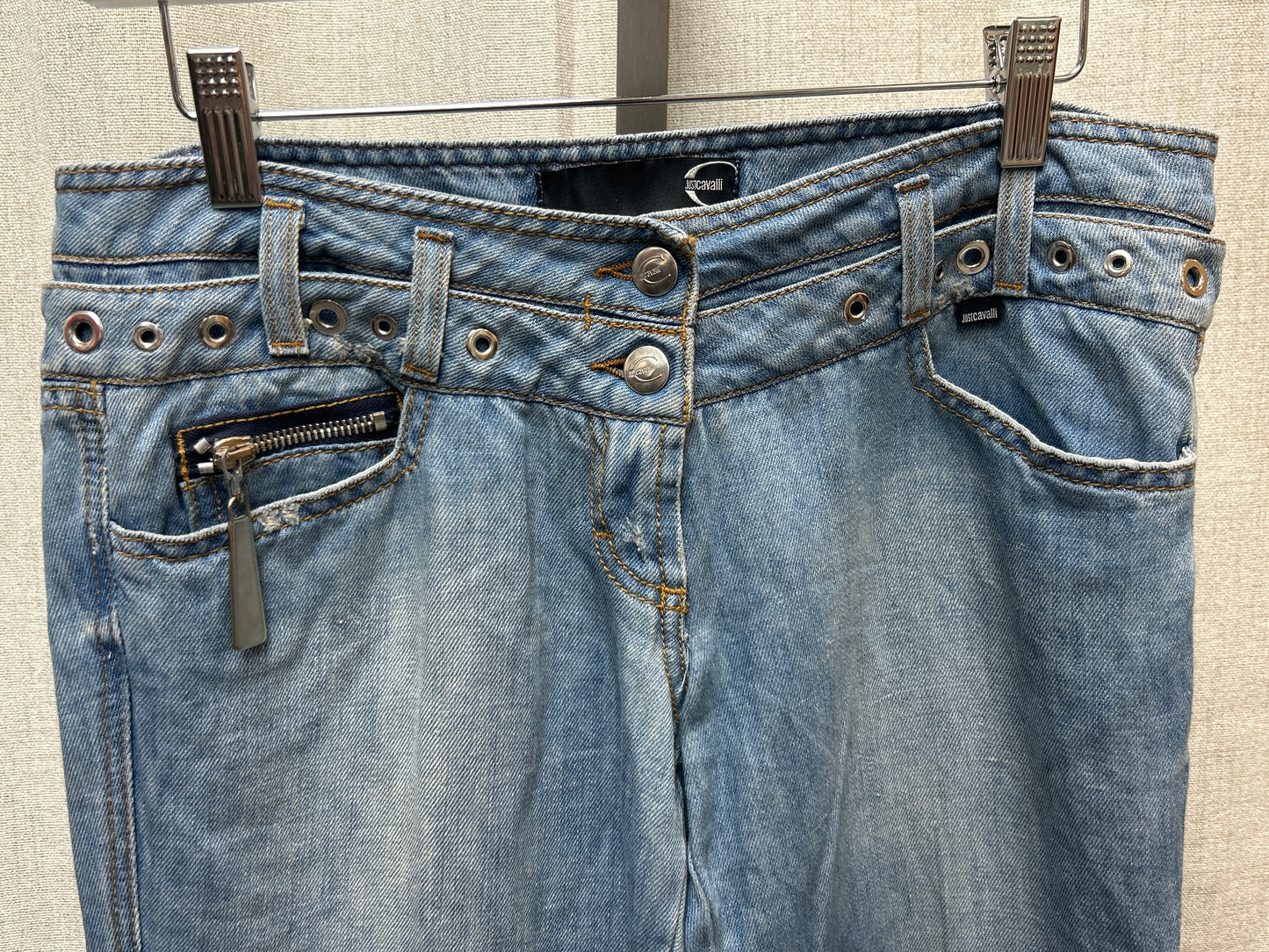 Just Cavalli Grommet Jeans