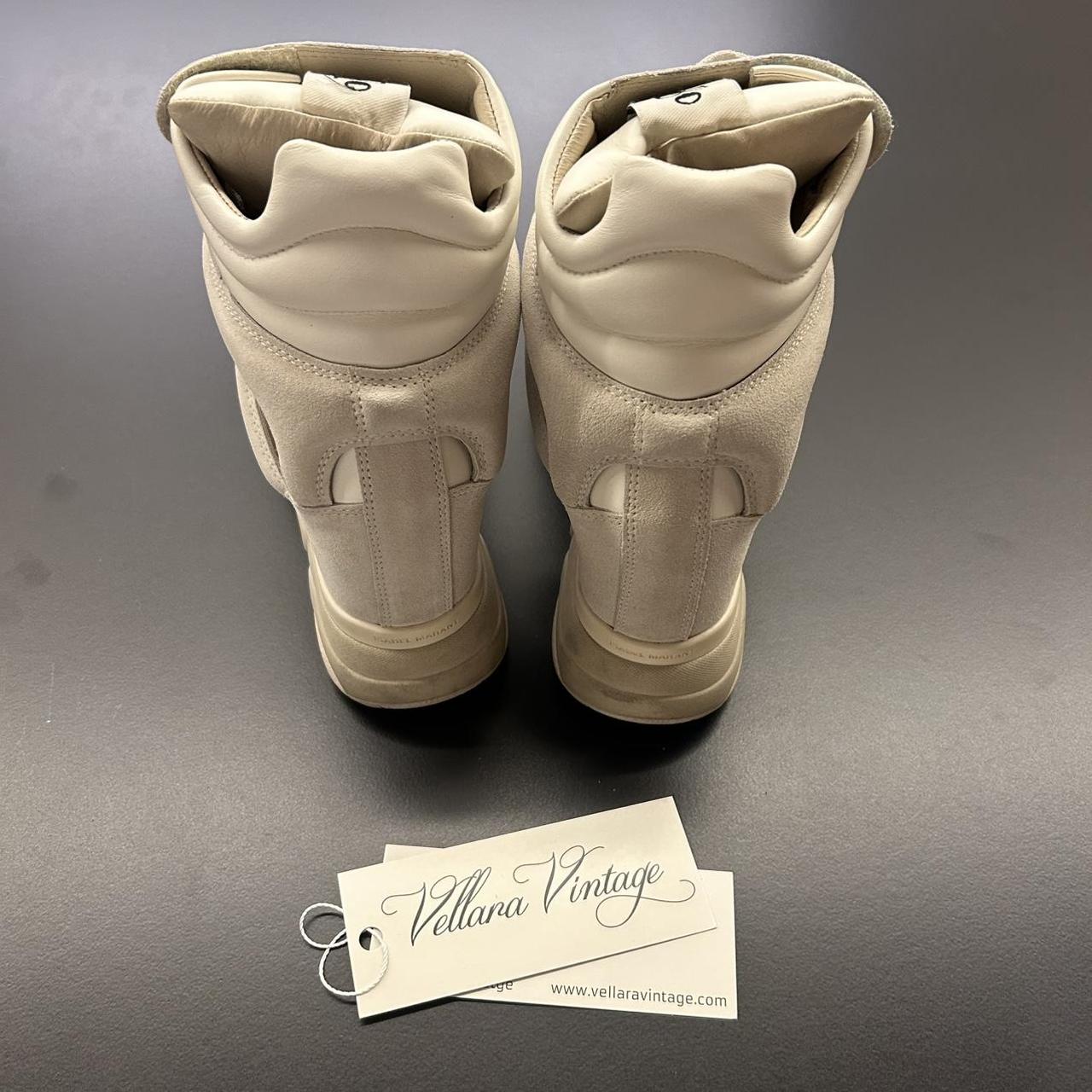 Isabel Marant Women's Grey and Cream Trainers