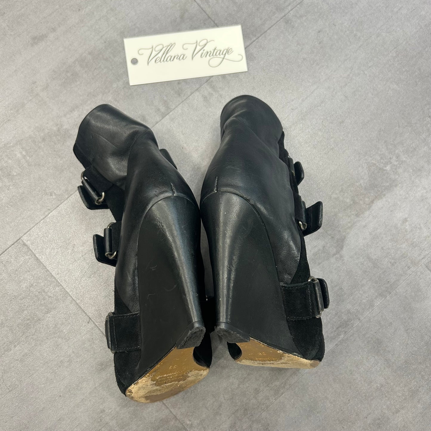 Isabel Marant Ponyhair Wedge Boots