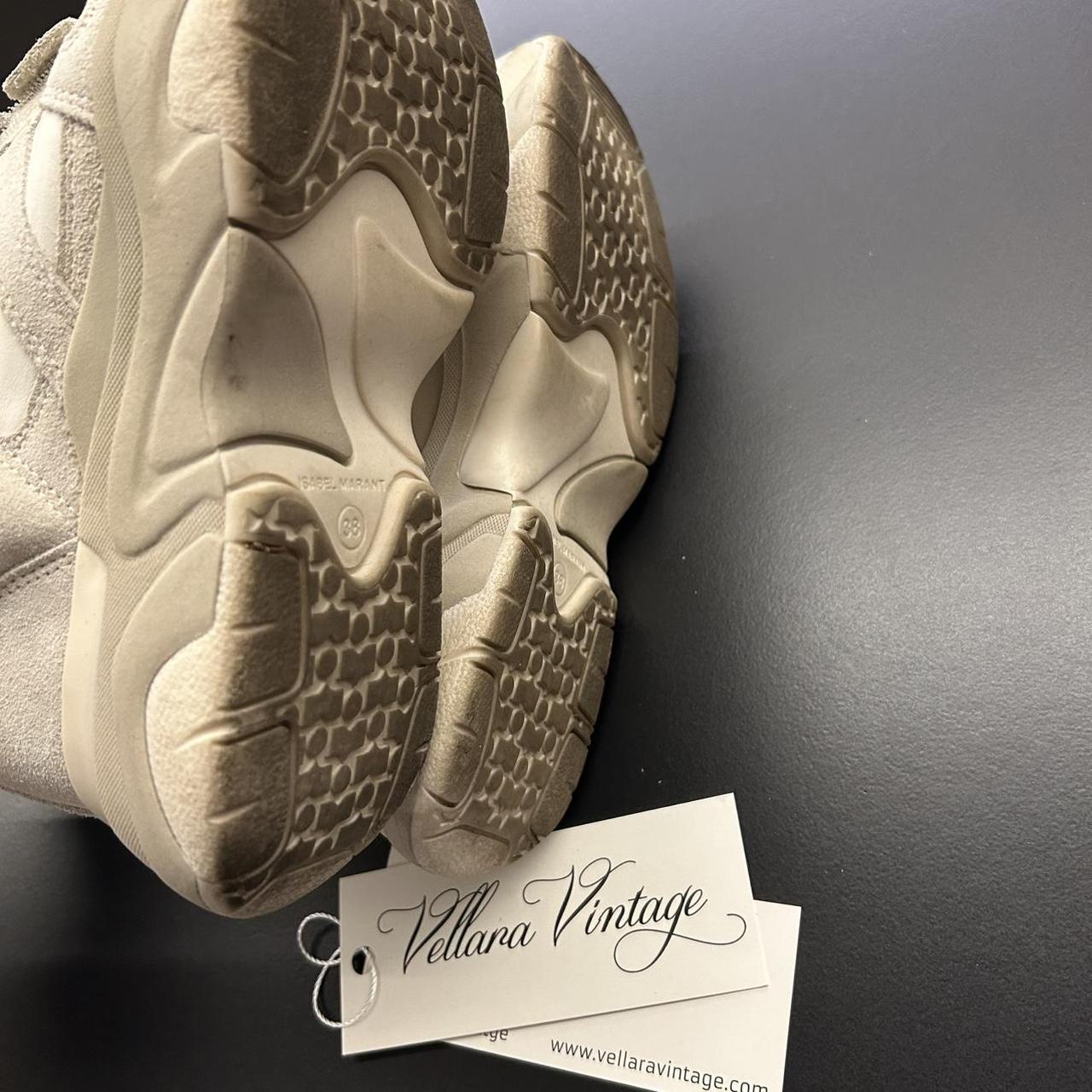 Isabel Marant Women's Grey and Cream Trainers