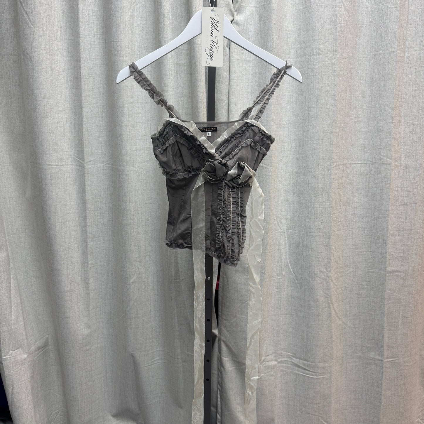Grey Rosette Tank top