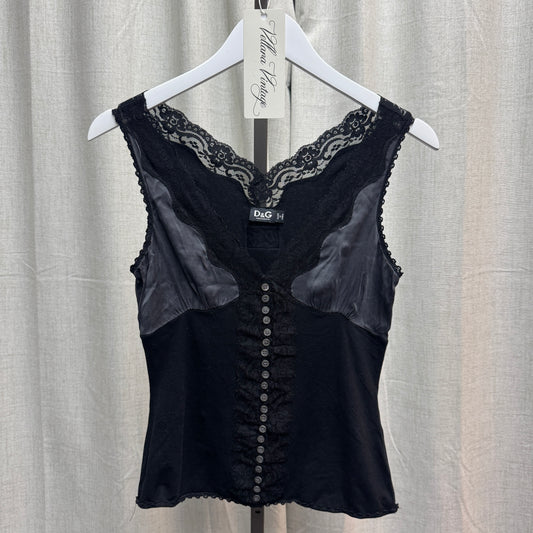 D&G Button Tank top