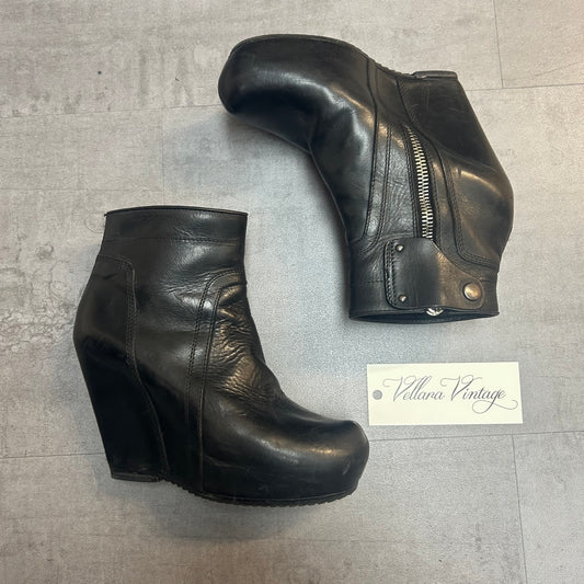 Rick Owens Wedge Boots