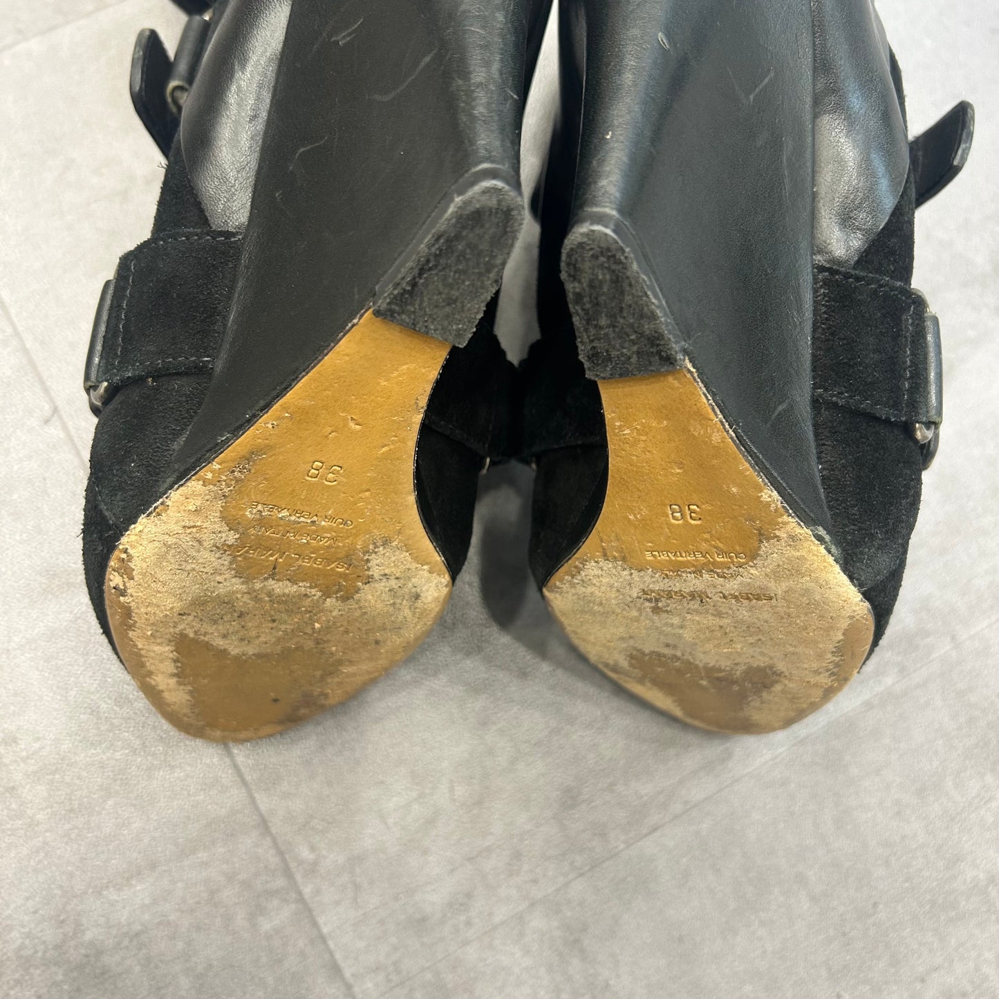 Isabel Marant Ponyhair Wedge Boots