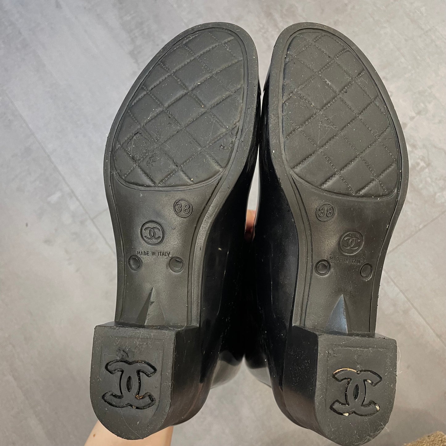 Chanel Rainboots