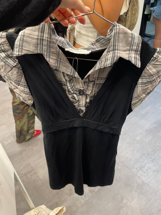 Plaid top