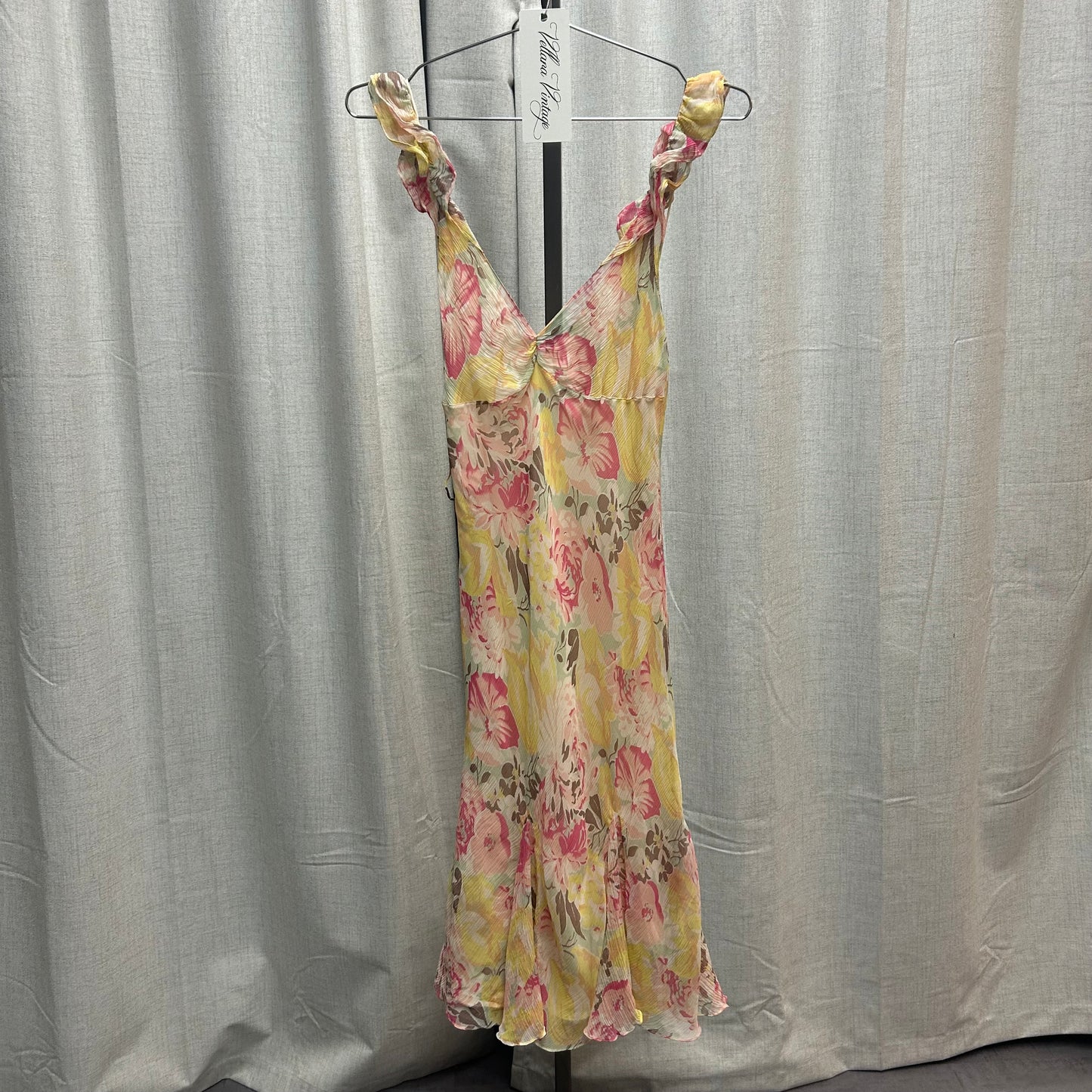Ralph Lauren 100% Silk Midi Dress