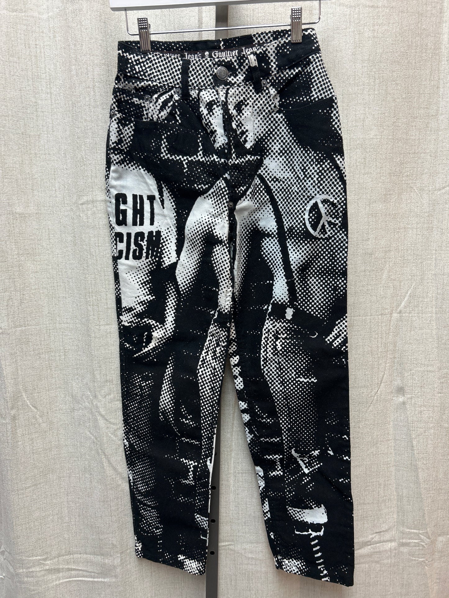 Jean Paul Gaultier A/W 1997 'Fight Racism' Jeans