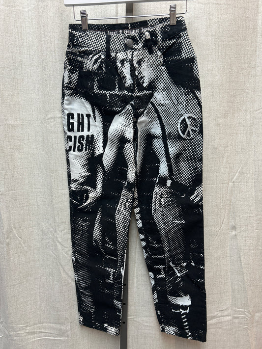 Jean Paul Gaultier A/W 1997 'Fight Racism' Jeans