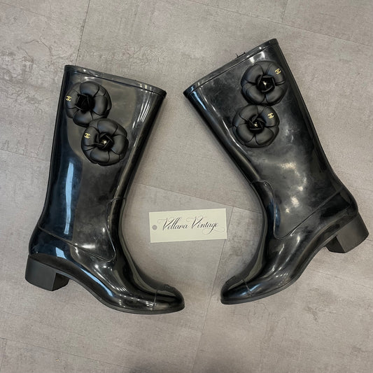 Chanel Rainboots