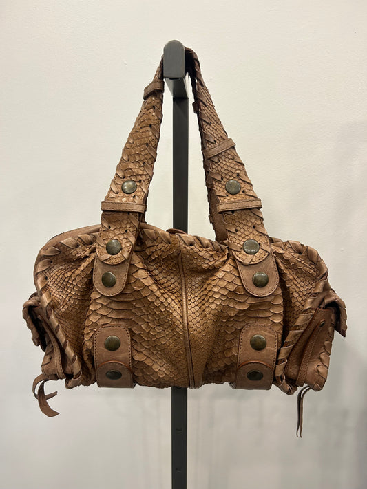 Chloe Silverado Snakeskin Bag