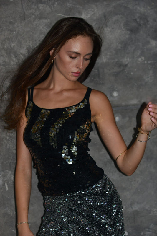 Sequin Tank Top