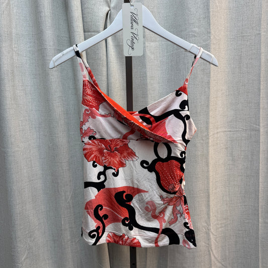Just Cavalli Floral V-Neck Tank Top
