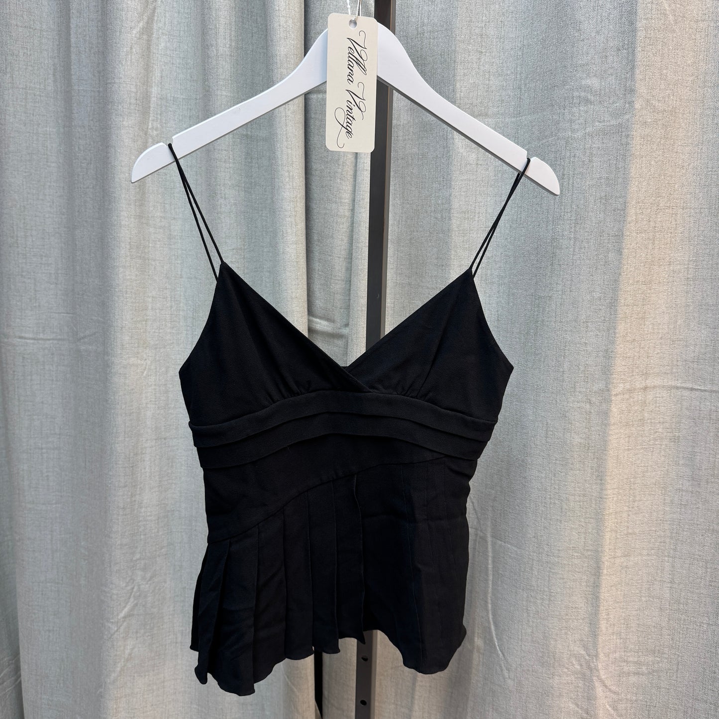 Christian Dior Black V-Neck Tank Top