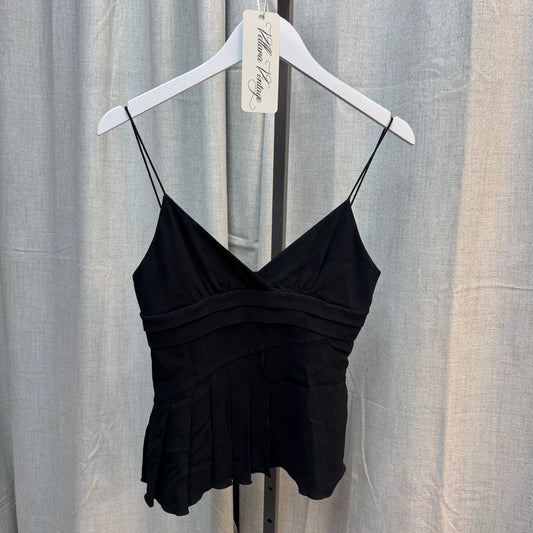 Christian Dior Black V-Neck Tank Top