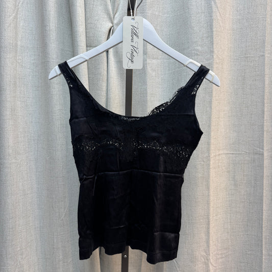 Dolce & Gabbana Black Lace Tank Top