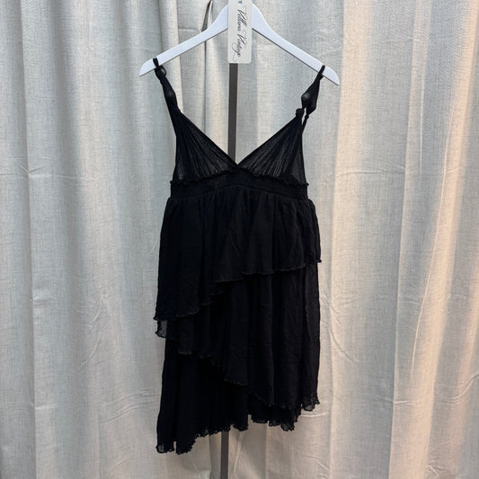 Jean Paul Gaultier Soleil Backless Semi-Sheer Layered Midi Dress